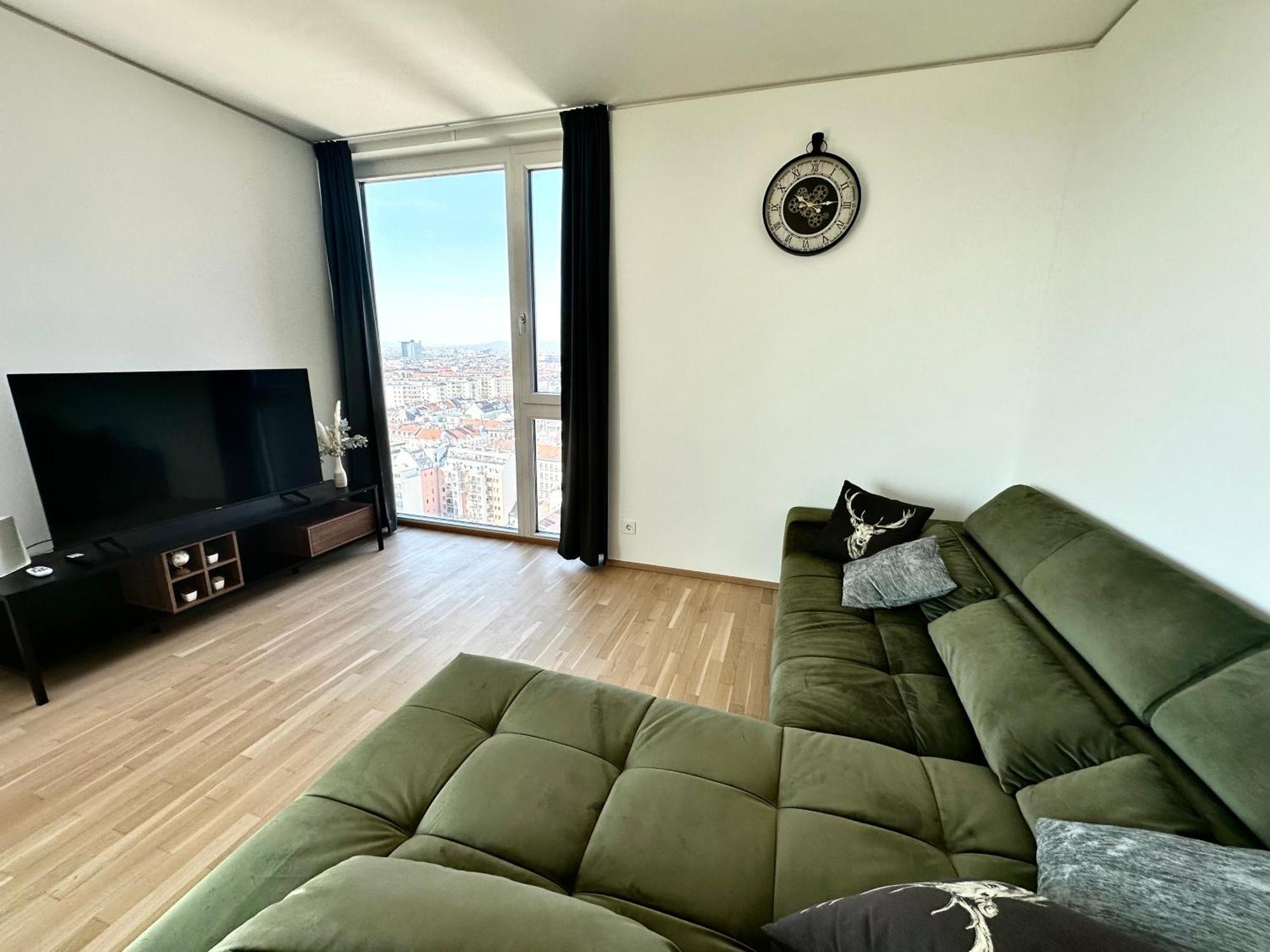 Panorama Sky Apartment I Rooftop Pool I Metro Station Vienna Esterno foto